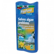 JBL AlgoPond Forte - ефективен в контролирането на растежа на всички видове нежелани водорасли, въздейства директно върху метаболизма на водораслите 500 мл.